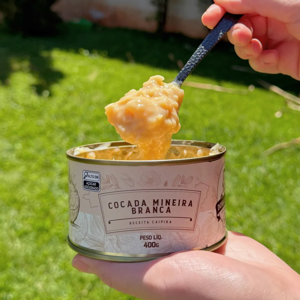 Cocada Mineira Branca Cremosa - Lata 400g