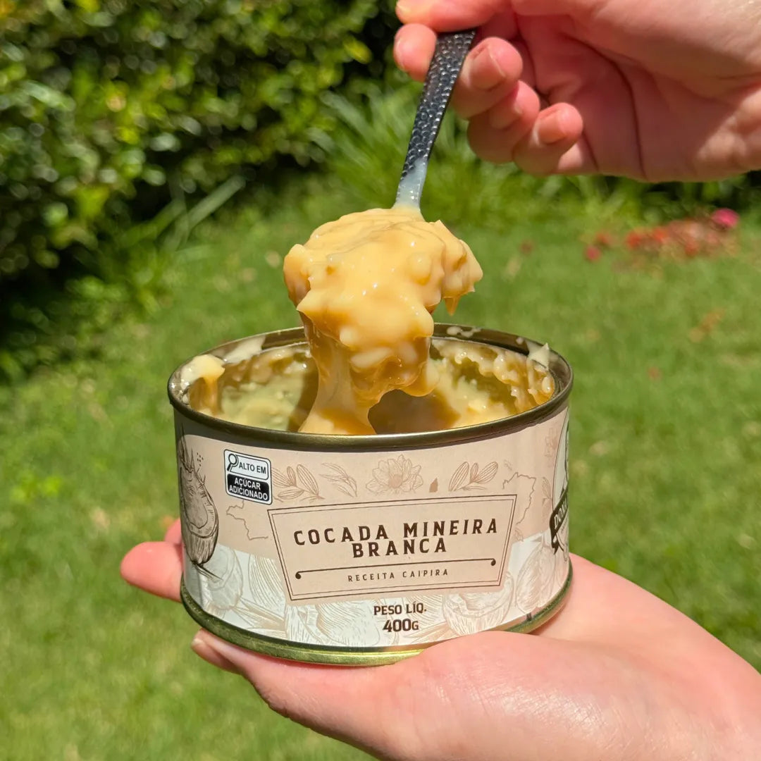 Cocada Mineira Branca Cremosa - Lata 400g