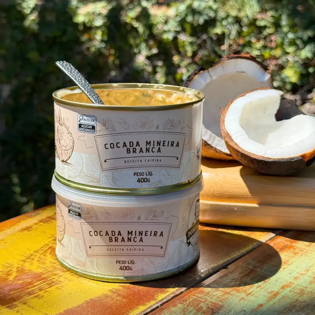 Cocada Mineira Branca Cremosa - Lata 400g