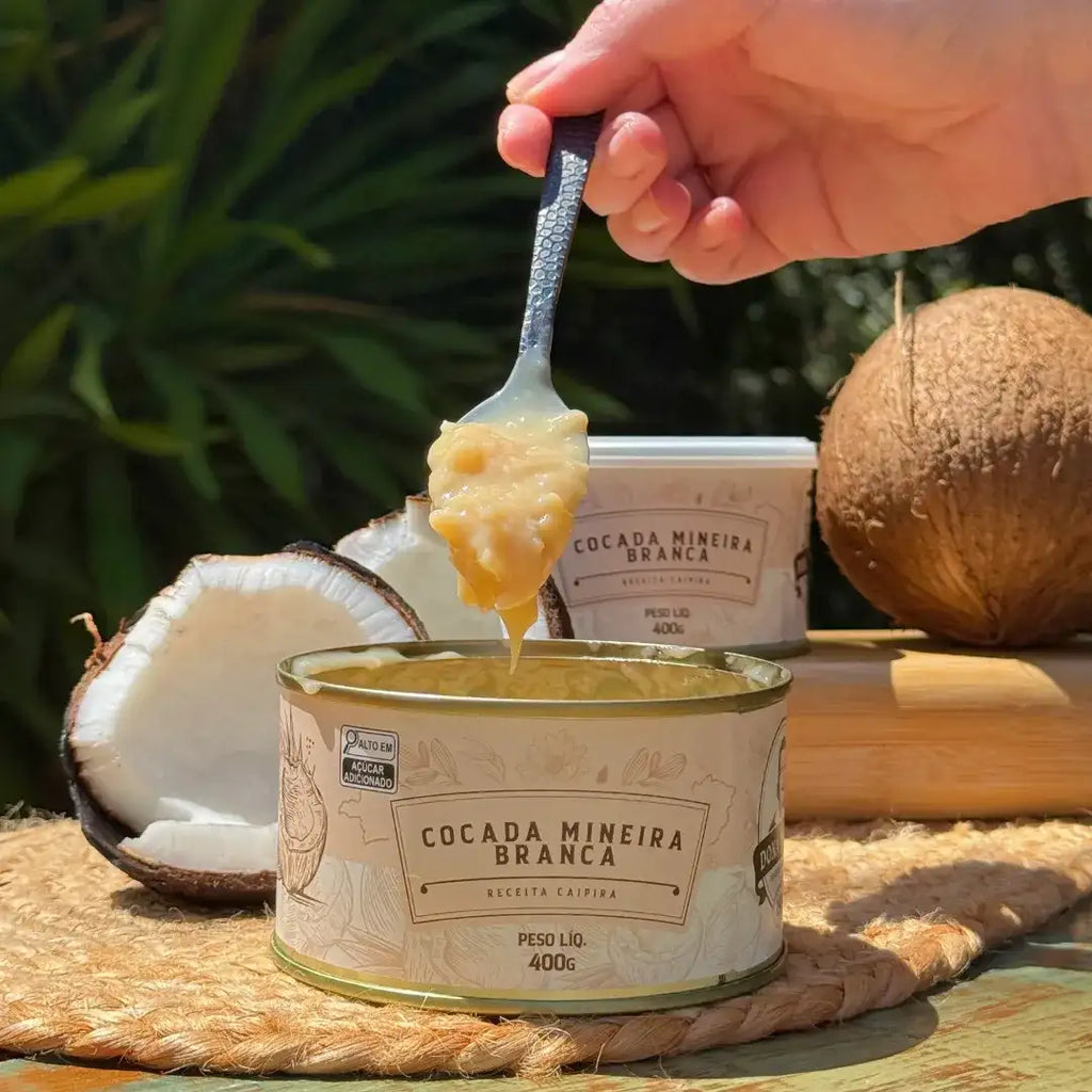 Cocada Mineira Branca Cremosa - Lata 400g