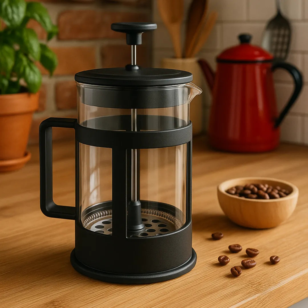 Prensa Francesa Cafeteira de Vidro Resistente