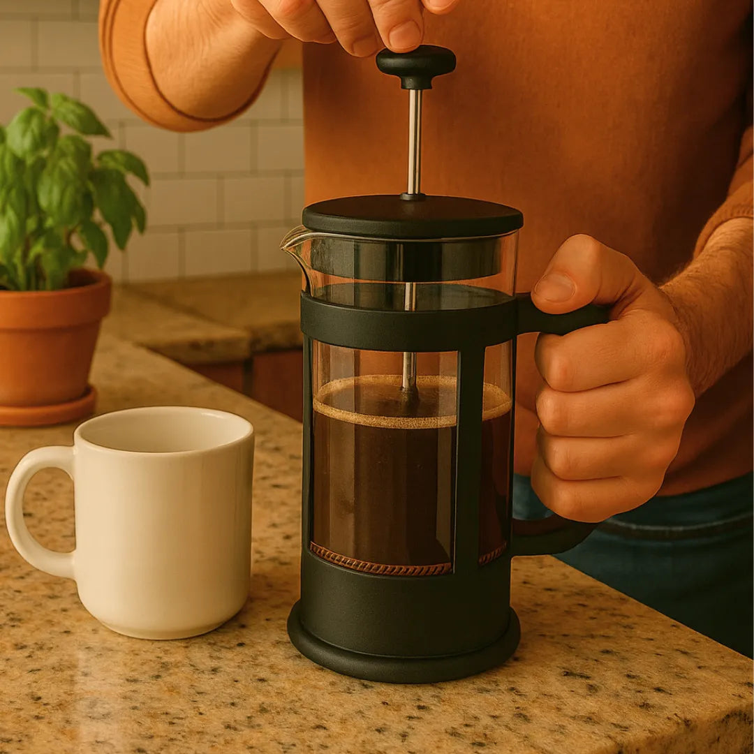 Prensa Francesa Cafeteira de Vidro Resistente