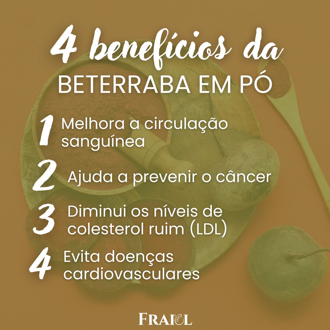 Farinha de beterraba - 100 % pura